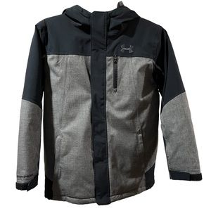 Under Armour-Stormproof Coat-Heather Gray & Black-Never worn-Quilted Interior